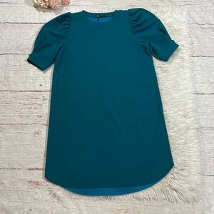 Zara Teal Mini Dress